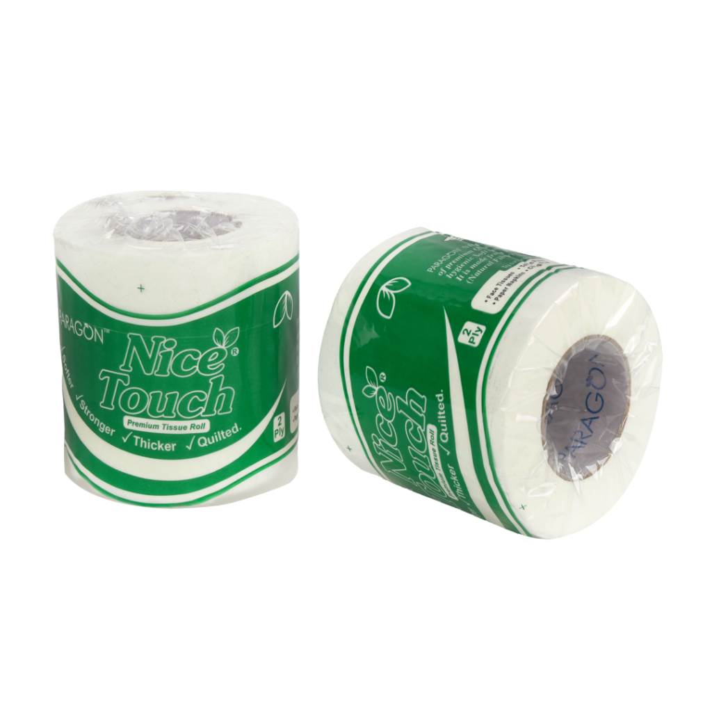 Square Anice Rool Nice Touch Tissue Roll 150 Sheet - Paragon Tissues