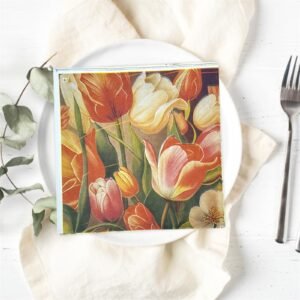 Paragon Multi Colour Printed Paper Napkins