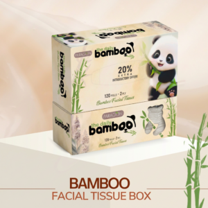 Bamboo Face Tissue Box